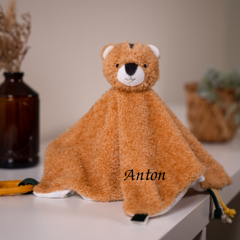 Little big friends - tim tigre - plat orange 25 cm 